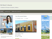 Tablet Screenshot of mihotelculiacan.com